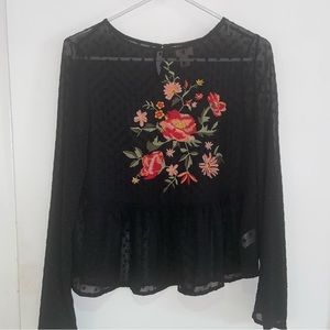 Long sleeve blouse, size xs, fits like a medium